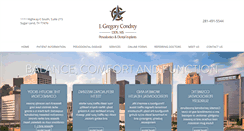Desktop Screenshot of drcondrey.com